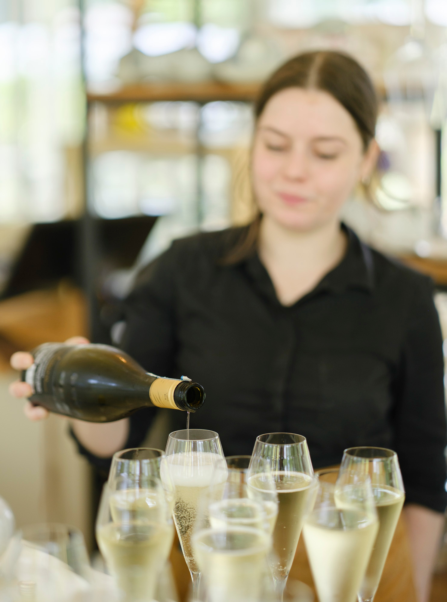 Champagne schenken
