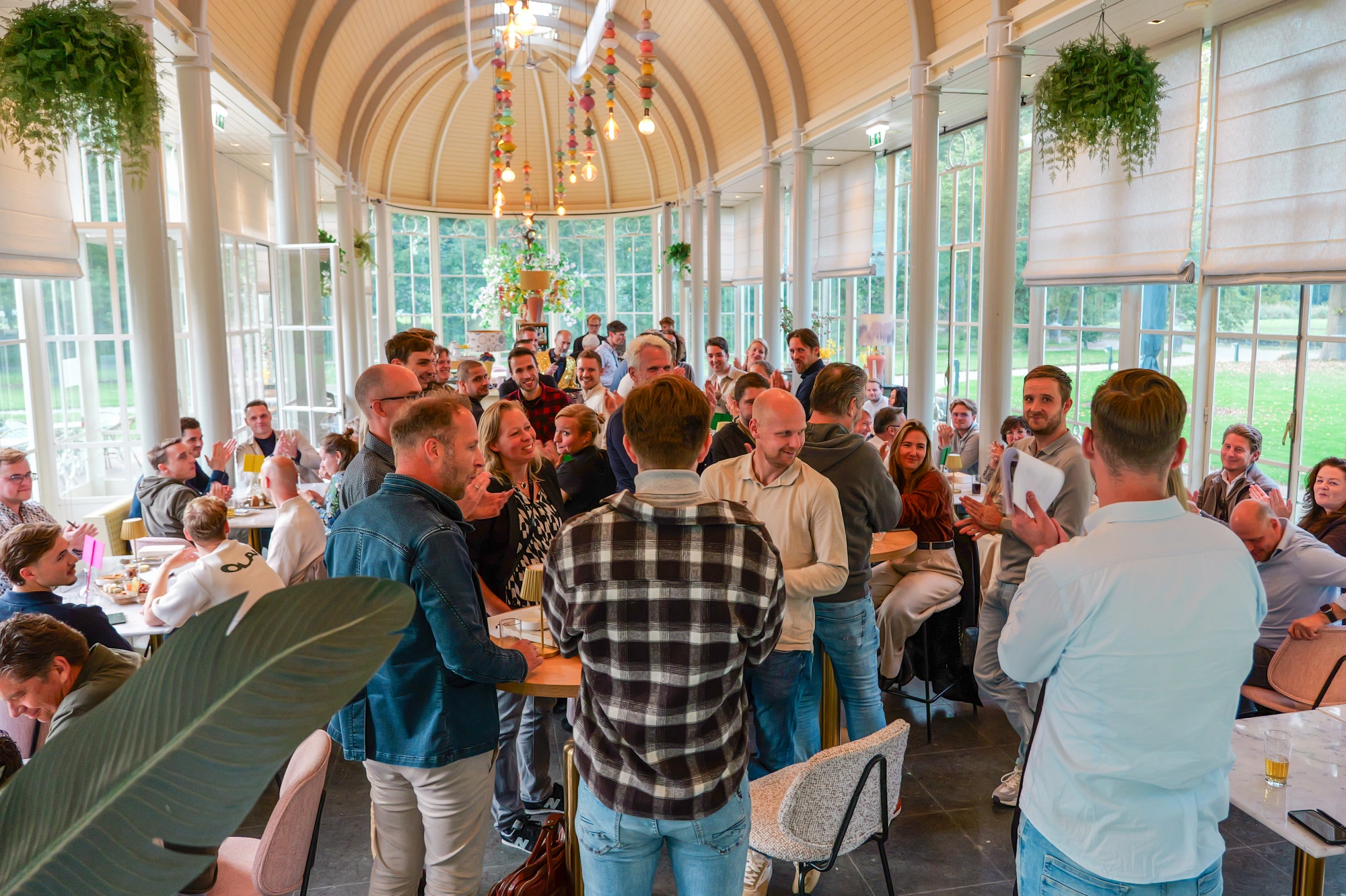 Zakelijk evenement bij Oranjerie de Schaffelaar