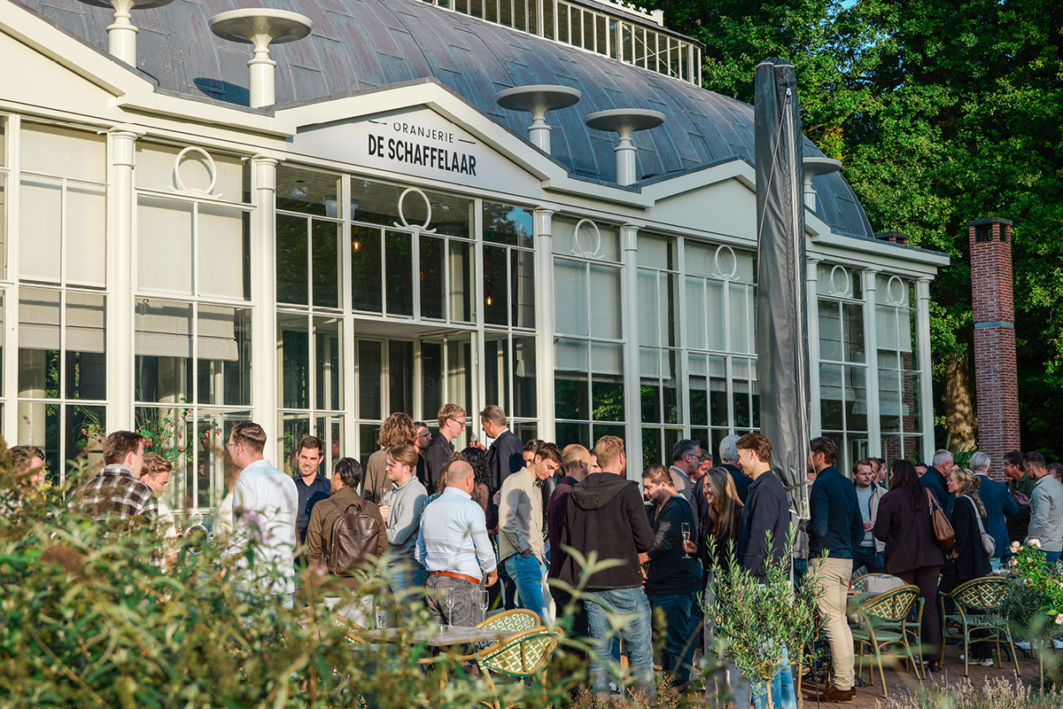 Zakelijke borrel bij Oranjerie de Schaffelaar
